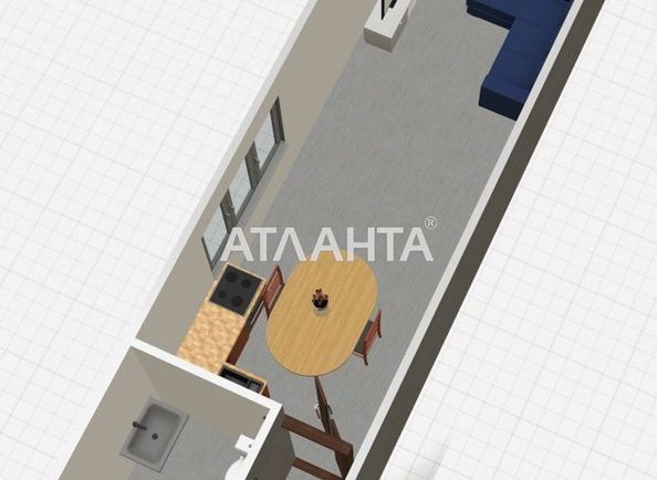 1-room apartment apartment by the address st. Genuezskaya (area 29,7 m2) - Atlanta.ua