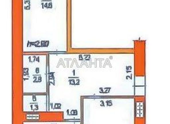 2-комнатная квартира по адресу ул. Вильямса ак. (площадь 65,3 м2) - Atlanta.ua - фото 3