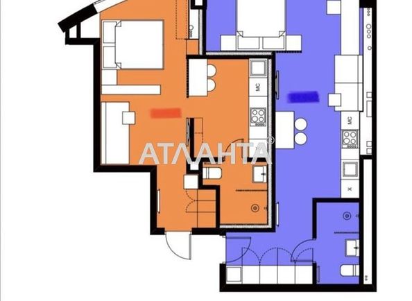 2-rooms apartment apartment by the address st. Shevchenko pr (area 67,4 m2) - Atlanta.ua - photo 12