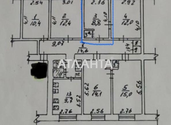 Комунальна квартира за адресою вул. Краснова (площа 8,8 м²) - Atlanta.ua - фото 10