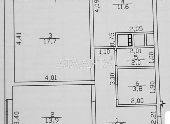2-кімнатна квартира за адресою вул. Толбухіна (площа 64 м²) - Atlanta.ua - фото 28