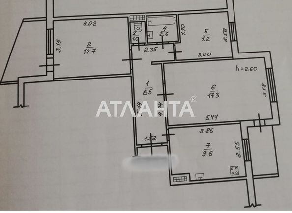 3-комнатная квартира по адресу ул. Шишкина (площадь 63 м²) - Atlanta.ua - фото 11