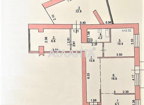 3-комнатная квартира по адресу Мира пр. (площадь 87,8 м²) - фото 2 3-комнатная квартира по адресу Мира пр. (площадь 87,8 м²) - Atlanta.ua - фото 2