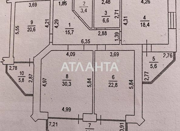 3-rooms apartment apartment by the address st. Dovzhenko (area 140,3 m2) - Atlanta.ua - photo 8