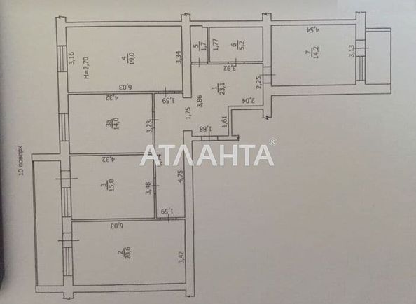 4+-rooms apartment apartment by the address st. Vishnevskogo gen per (area 120,0 m2) - Atlanta.ua - photo 12