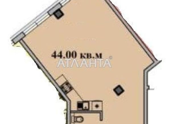 1-room apartment apartment by the address st. Zabolotnogo ak (area 44 m²) - Atlanta.ua - photo 2