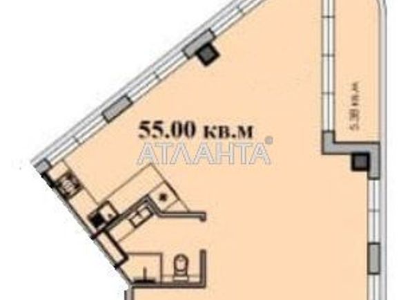 2-кімнатна квартира за адресою вул. Заболотного ак. (площа 60,4 м2) - Atlanta.ua - фото 3