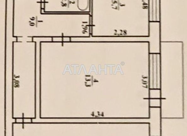 2-rooms apartment apartment by the address st. Admiralskiy pr Lumumby pr (area 45,2 m2) - Atlanta.ua - photo 11