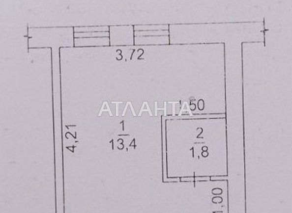 1-room apartment apartment by the address st. Srednyaya Osipenko (area 15,2 m2) - Atlanta.ua - photo 13