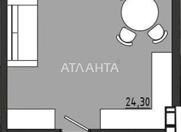 1-room apartment apartment by the address st. Chekhova (area 35,4 m2) - Atlanta.ua - photo 2