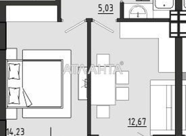 1-room apartment apartment by the address st. Chekhova (area 37,2 m²) - Atlanta.ua - photo 6
