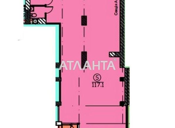 Commercial real estate at st. Chekhova (area 117,1 m2) - Atlanta.ua