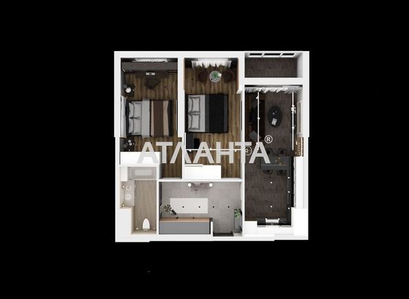 2-rooms apartment apartment by the address st. Genuezskaya (area 68,7 m2) - Atlanta.ua - photo 10