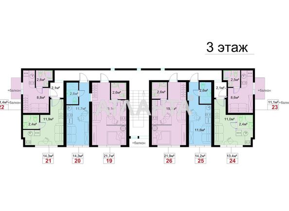 1-room apartment apartment by the address st. Pervomayskiy 1 y per (area 11,4 m2) - Atlanta.ua - photo 5