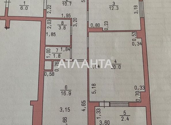 2-rooms apartment apartment by the address st. Raduzhnyy m n (area 74,0 m2) - Atlanta.ua - photo 7