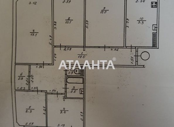 Многокомнатная квартира по адресу Глушко ак. Пр. (площадь 94,0 м2) - Atlanta.ua - фото 12