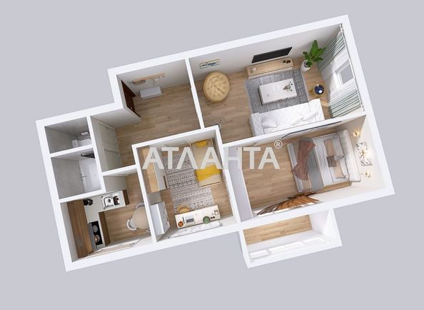 3-rooms apartment apartment by the address st. Kirpichnaya (area 50,3 m²) - Atlanta.ua - photo 14
