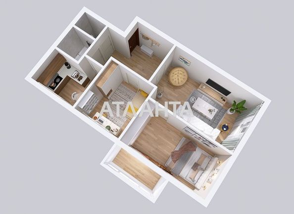 3-rooms apartment apartment by the address st. Kirpichnaya (area 50,3 m²) - Atlanta.ua - photo 15