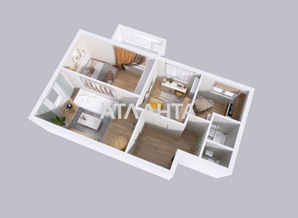3-rooms apartment apartment by the address st. Kirpichnaya (area 50,3 m²) - Atlanta.ua - photo 17