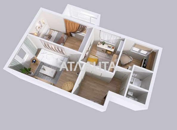3-rooms apartment apartment by the address st. Kirpichnaya (area 50,3 m²) - Atlanta.ua - photo 18