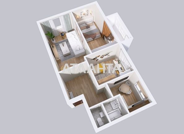 3-rooms apartment apartment by the address st. Kirpichnaya (area 50,3 m²) - Atlanta.ua - photo 19