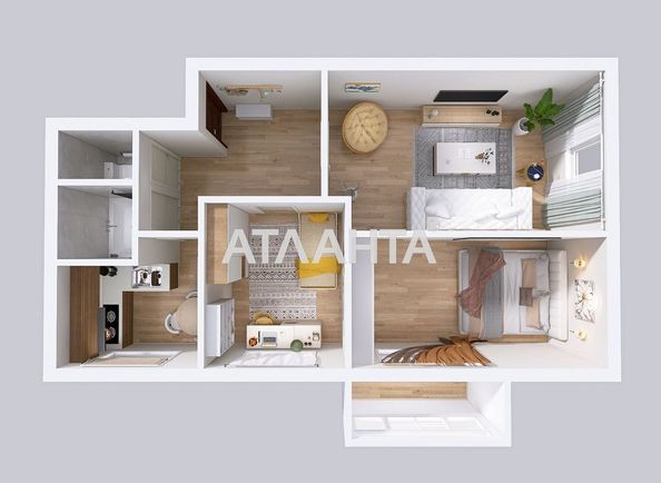3-rooms apartment apartment by the address st. Kirpichnaya (area 50,3 m²) - Atlanta.ua - photo 20