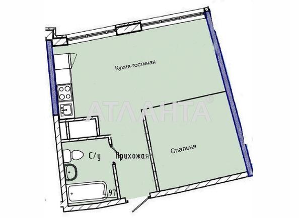 1-room apartment apartment by the address st. Kamanina (area 40,9 m²) - Atlanta.ua - photo 7