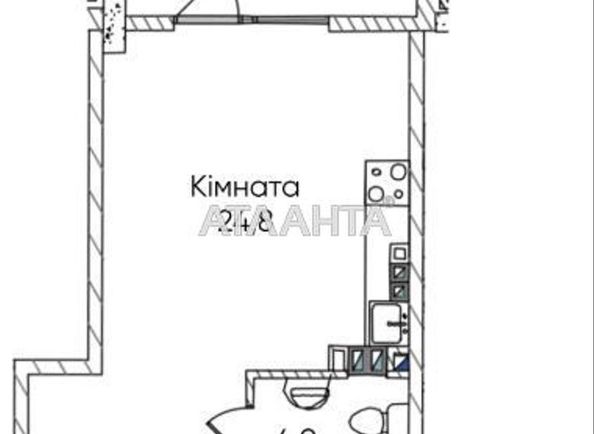 1-room apartment apartment by the address st. Paustovskogo (area 35,1 m²) - Atlanta.ua - photo 4