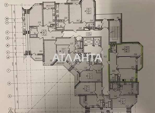 2-rooms apartment apartment by the address st. Ovidiopolskaya dor (area 66,1 m2) - Atlanta.ua - photo 17