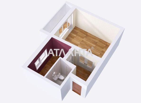 1-кімнатна квартира за адресою 7-ма вулиця (площа 40,1 м²) - Atlanta.ua - фото 17