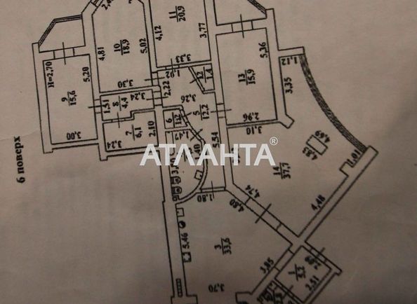 Багатокімнатна квартира за адресою вул. Посмітного (площа 191,2 м2) - Atlanta.ua - фото 14