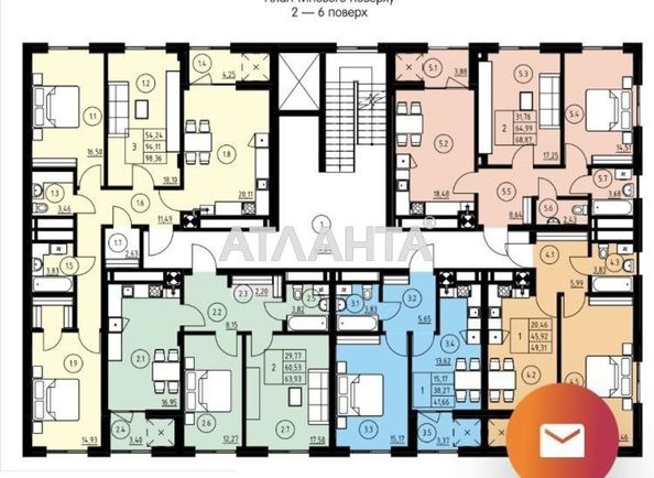 3-rooms apartment apartment by the address st. Navrotskogo V ul (area 99,0 m2) - Atlanta.ua - photo 4