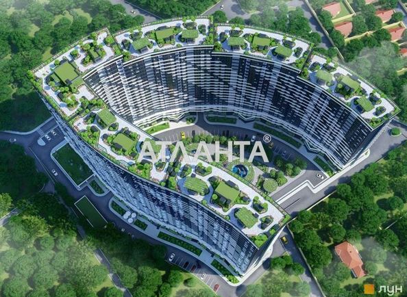 1-room apartment apartment by the address st. Kurortnyy per (area 34,5 m2) - Atlanta.ua