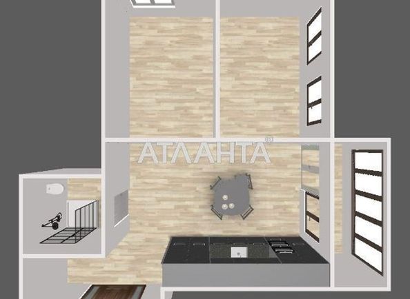 2-rooms apartment apartment by the address st. Solnechnaya (area 56,0 m2) - Atlanta.ua - photo 3