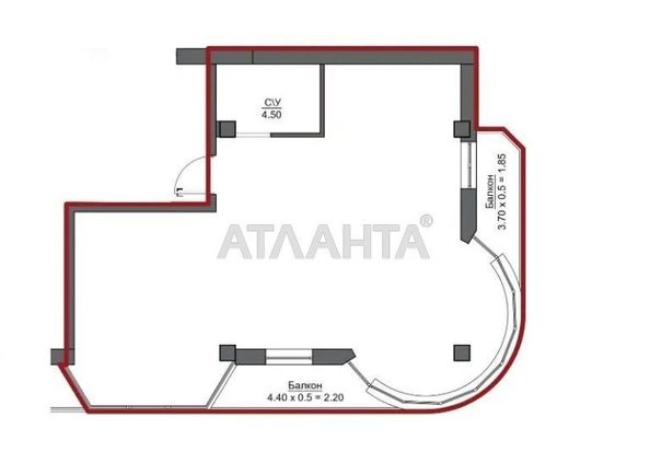 4+-rooms apartment apartment by the address st. Solnechnaya (area 161,0 m2) - Atlanta.ua - photo 16