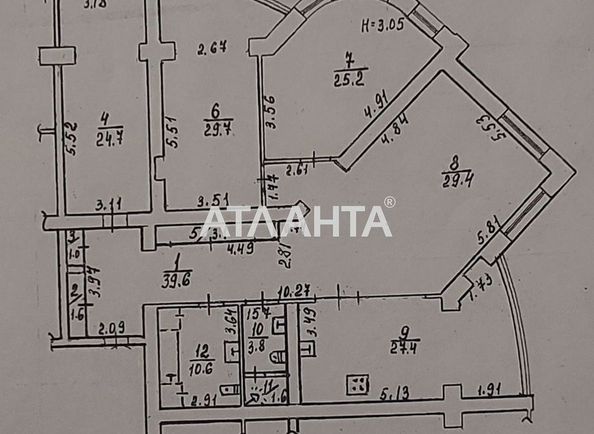 Многокомнатная квартира по адресу Каркашадзе пер. (площадь 202,0 м2) - Atlanta.ua - фото 23