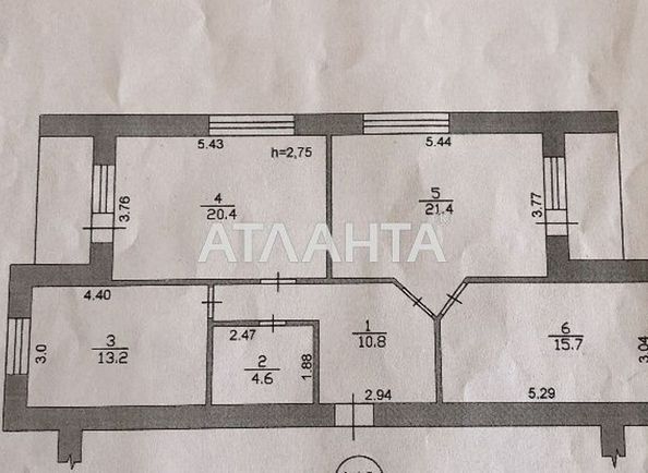 3-rooms apartment apartment by the address st. Parusnaya Geroev Stalingrada (area 90,7 m2) - Atlanta.ua - photo 2