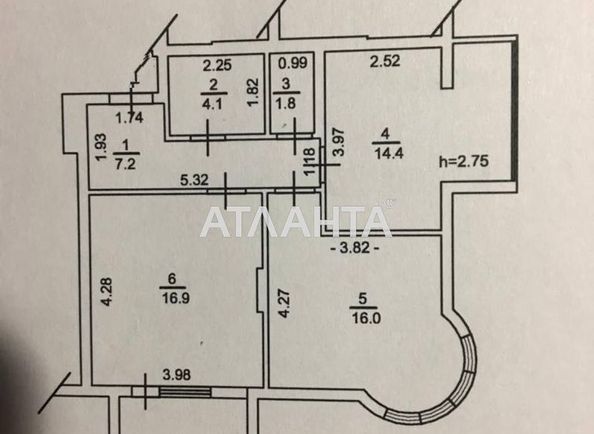 2-комнатная квартира по адресу ул. Садовая (площадь 64 м²) - Atlanta.ua - фото 12