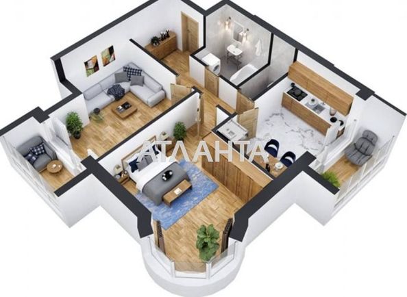 2-комнатная квартира по адресу ул. Садовая (площадь 64 м²) - Atlanta.ua - фото 13