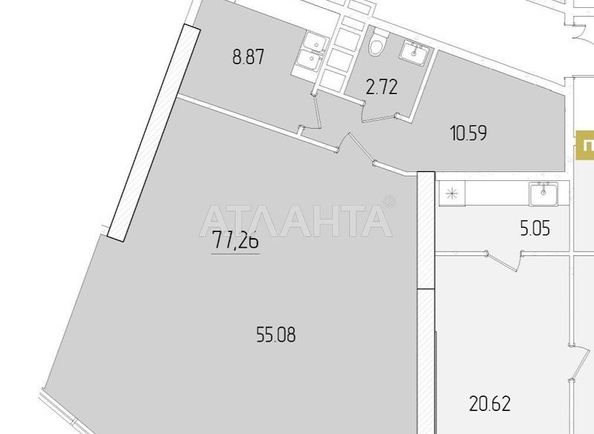 Коммерческая недвижимость по адресу ул. Краснова (площадь 77,3 м²) - Atlanta.ua - фото 3