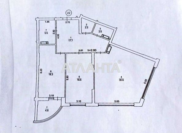 2-rooms apartment apartment by the address st. Ul Glubochitskaya (area 106,0 m2) - Atlanta.ua - photo 4