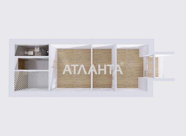 3-rooms apartment apartment by the address st. Bazarnaya Kirova (area 48 m²) - Atlanta.ua - photo 16