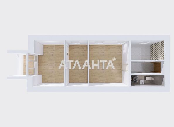 3-rooms apartment apartment by the address st. Bazarnaya Kirova (area 48 m²) - Atlanta.ua - photo 17