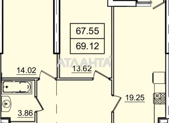 2-rooms apartment apartment by the address st. Genuezskaya (area 69,1 m2) - Atlanta.ua - photo 6