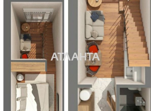 1-кімнатна квартира за адресою вул. Магістральна (площа 45,0 м2) - Atlanta.ua - фото 3