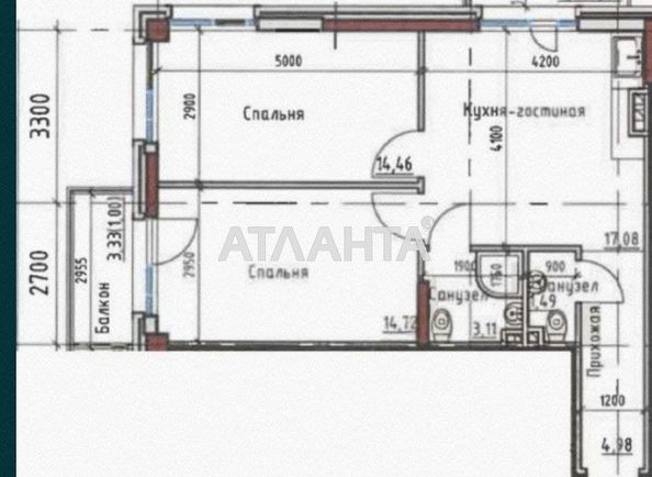 2-rooms apartment apartment by the address st. Dachnaya (area 58,0 m2) - Atlanta.ua - photo 6