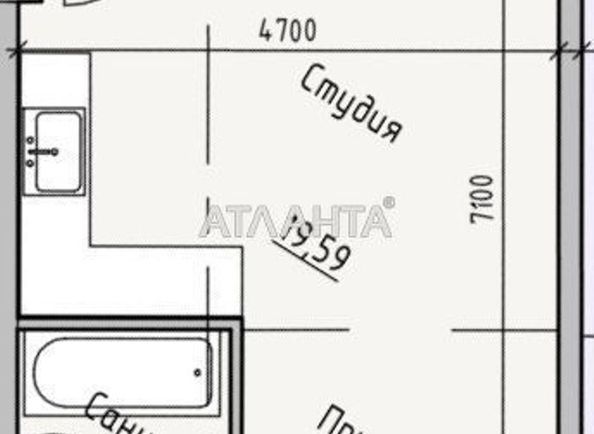 1-room apartment apartment by the address st. Primorskaya Suvorova (area 30,6 m²) - Atlanta.ua - photo 4
