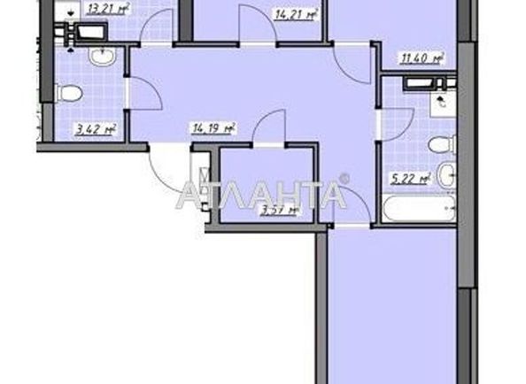 3-rooms apartment apartment by the address st. Glushko ak pr Dimitrova pr (area 85,4 m2) - Atlanta.ua - photo 5
