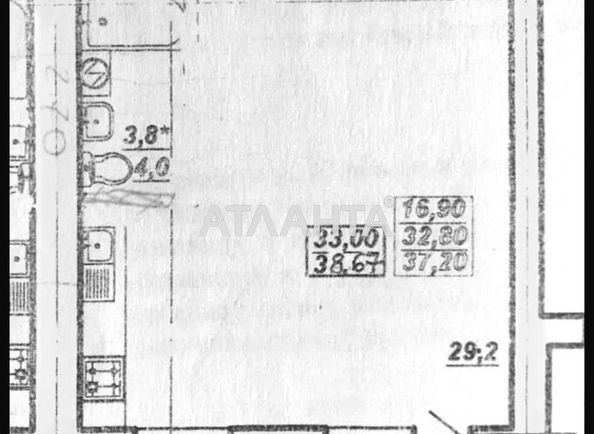 2-кімнатна квартира за адресою вул. Кудряшова (площа 39 м²) - Atlanta.ua - фото 4