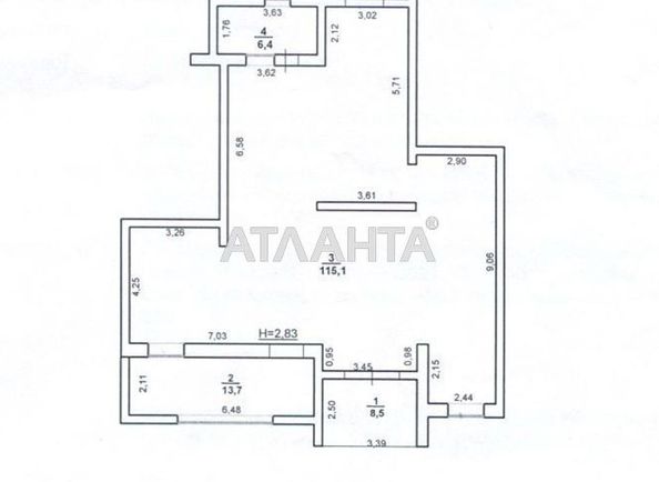 Коммерческая недвижимость по адресу ул. Бочарова ген. (площадь 144,0 м2) - Atlanta.ua - фото 11